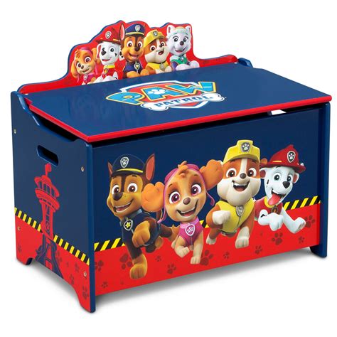 paw patrol in metal box|paw patrol toy box.